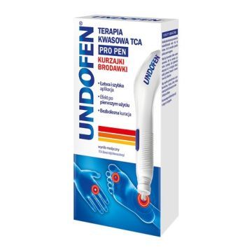 Undofen Pro Pen Terapia Kwasowa TCA kurzajki i brodawki, żel, 1 aplikator