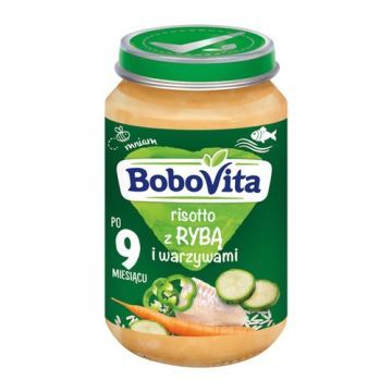 BoboVita, risotto z rybą i warzywami, 190 g