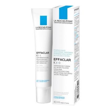 La Roche-Posay Effaclar K+, odnawiający krem do skóry tłustej, 40 ml