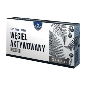 Węgiel aktywowany carbon, kapsułki, 20 szt.