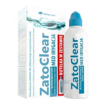 Olimp ZatoClear Med Irygacja, zestaw startowy, 12 saszetek + butelka