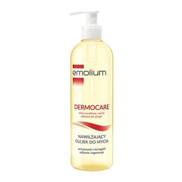Emolium Dermocare, nawilżający olejek do mycia, 400 ml