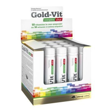 Olimp Gold-Vit Complex shot, płyn, smak pomarańczowy, 25 ml, 1 szt.