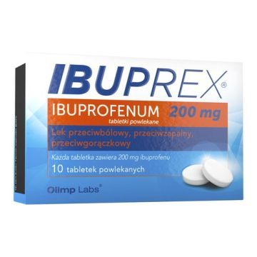 Ibuprex, 200 mg, tabletki powlekane, 10 szt.