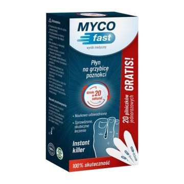 MYCOfast, płyn, 5 ml + 20 pilniczków jednorazowych