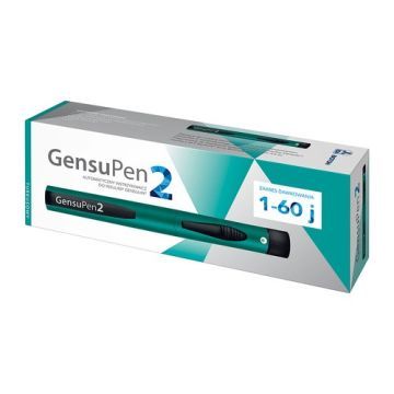 Gensupen 2, automatyczny wstrzykiwacz do insuliny, turkusowy, 1 szt.