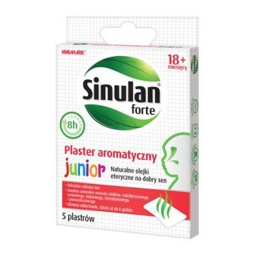 Sinulan Forte, plaster aromatyczny, Junior, 5 szt.