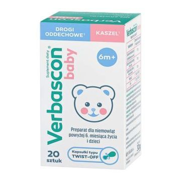 Verbascon Baby, kapsułki twist-off,  20 szt.