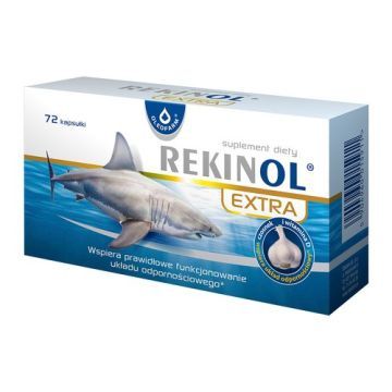 Rekinol extra, kapsułki, 72 szt.