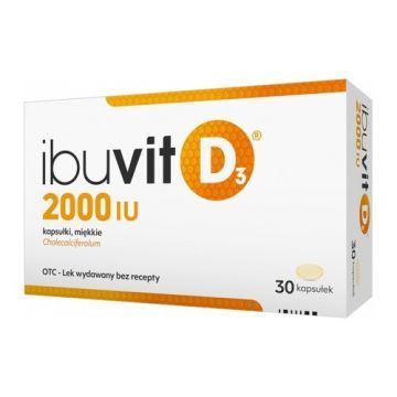 Ibuvit D3 2000 IU, 2000 IU, kapsułki miękkie, 30 szt.
