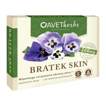 Avet Herbs Bratek Skin, tabletki powlekane, 30 szt.