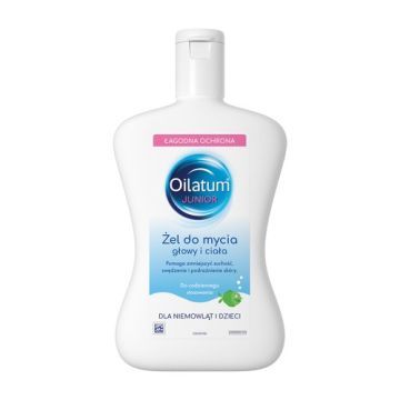 Oilatum Baby, Łagodna Ochrona, żel do mycia głowy i ciała, 300 ml