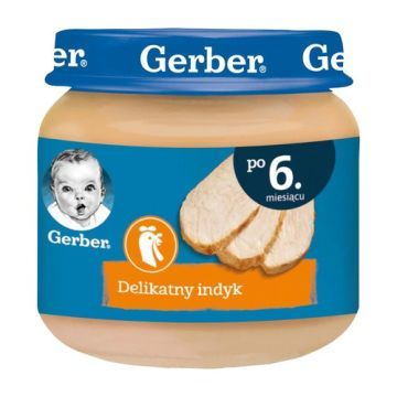 Gerber, delikatny indyk, 6 m+, 80 g