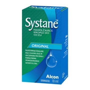 Systane Original, nawilżające krople do oczu nawilżające, 10 ml