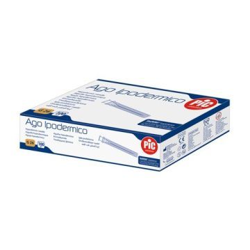 PiC igła iniekcyjna, 0,45 mm x 12,7 mm, G26, 100 szt.