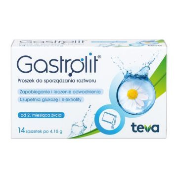 Gastrolit, proszek do przygotowania roztworu, 4,15 g x 14 sasz.