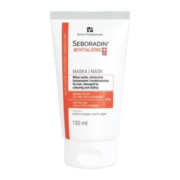 Seboradin Revitalizing, regenerująca maska do włosów suchych, zniszczonych farbowaniem i modelowaniem, 150 ml