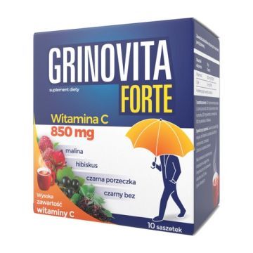 Grinovita Forte, proszek, 10 g, 10 saszetek