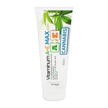 Vitaminum A+E MAX, krem pielęgnacyjny do skóry suchej z olejem konopnym, 100 ml