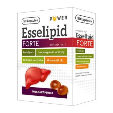 Esselipid Forte, kapsułki miękkie, 50 szt.