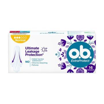 O.B. ExtraProtect Normal, tampony, 16 szt.