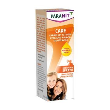 Paranit Care, odżywka w sprayu zmniejszająca ryzyko wszawicy, 100 ml