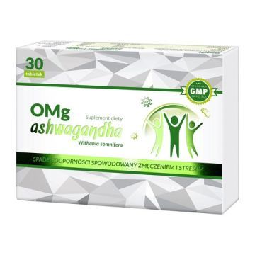 OMg ashwagandha, tabletki, 30 szt.