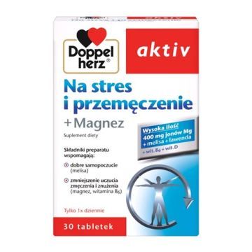 Doppelherz aktiv Na stres i przemęczenie + Magnez, 30 szt.