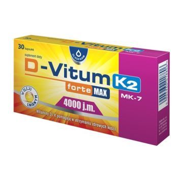 D-Vitum Forte Max 4000 j.m. K2, kapsułki, 30 szt.