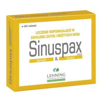 Lehning Sinuspax, tabletki do ssania, 60 szt.