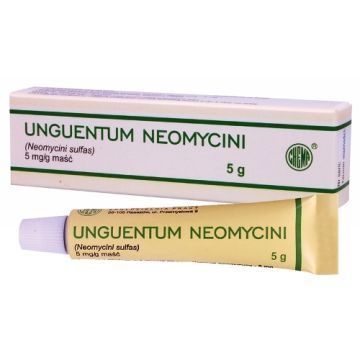 Unguentum Neomycini, (5 mg/g), maść, 5 g (tuba)