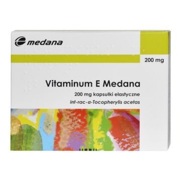 Vitaminum E Medana, 200 mg, kapsułki elastyczne, 20 szt.