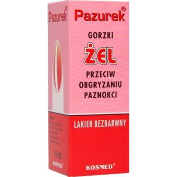 Kosmed Pazurek, gorzki żel przeciw obgryzaniu paznokci, 10 ml