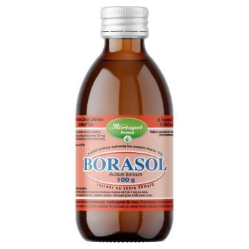 Borasol, 30 mg/g, roztwór na skórę, 100 g