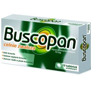 Buscopan, 10 mg, tabletki powlekane, 10 szt.