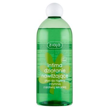 Ziaja Intima działanie przeciwświądowe, płyn do higieny intymnej z szałwią lekarską, 500 ml