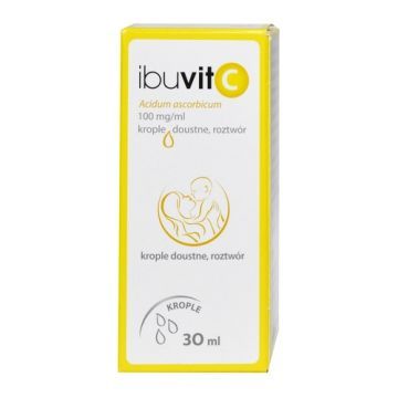 Ibuvit C, 100 mg/ml, krople doustne, 30 ml