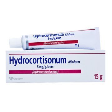 Hydrocortisonum Aflofarm, 5 mg/g, krem, 15g