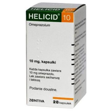 Helicid Control, 10 mg, kapsułki dojelitowe, twarde, 28 szt.