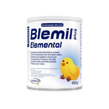 Blemil plus Elemental, proszek, od 1-go dnia życia, 400 g
