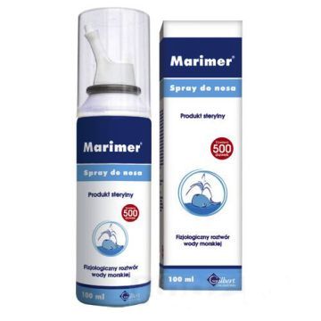 Marimer, spray oczyszczający, woda morska do nosa, roztwór izotoniczny, 100 ml