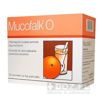 Mucofalk O, (3,25 g/5g), granulat do sporządzania zawiesiny doustnej, 20 saszetek