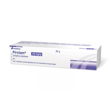 Pirolam, 1%, (10 mg/g), żel, 20 g