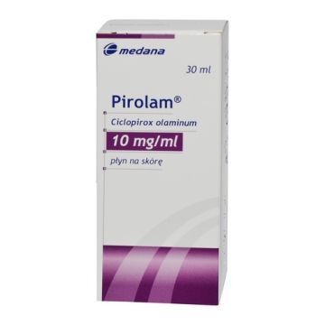 Pirolam, 10 mg/ml, roztwór na skórę, 30 ml