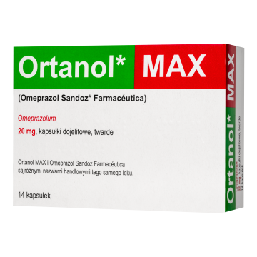 Ortanol Max, 20 mg, kaps.dojelit.tw.,(i.row)Delf,Hisz,14szt