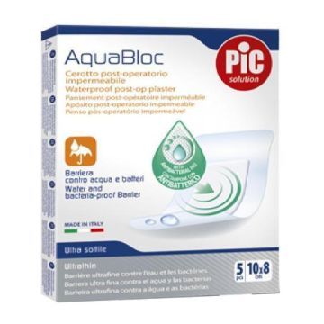 PiC Soffix Med, plast., sterylny,pooperacyjny,10x 8cm, 5szt