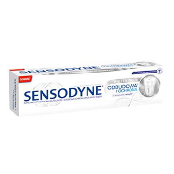 Sensodyne Extra Whitening, wybielająca pasta do zębów z fluorkiem, 75 ml