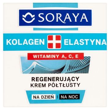 Soraya Kolag+Elast.,krem,poltlusty,regenerujacy, 50 ml