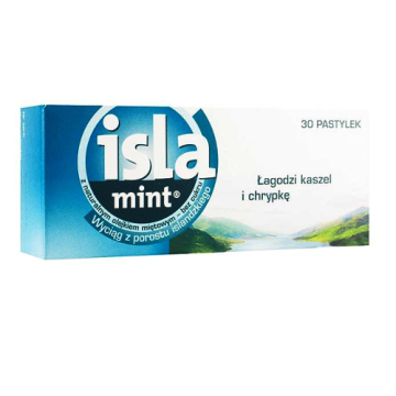 Isla-Mint, pastylki do ssania, 30 szt.