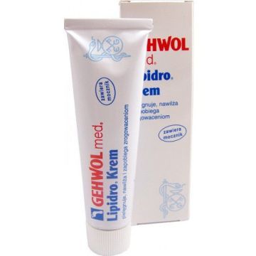 Gehwol Lipidro, krem silnie nawilżający do stóp, 75 ml